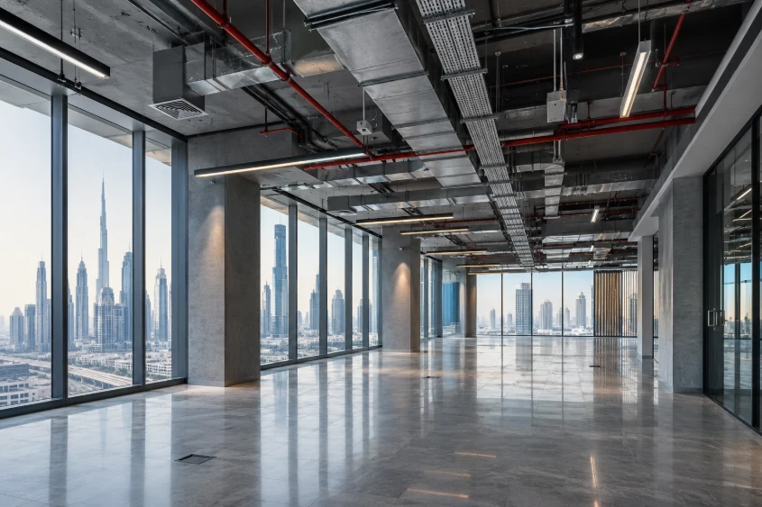 Commercial project inspection and completion preparation in Dubai